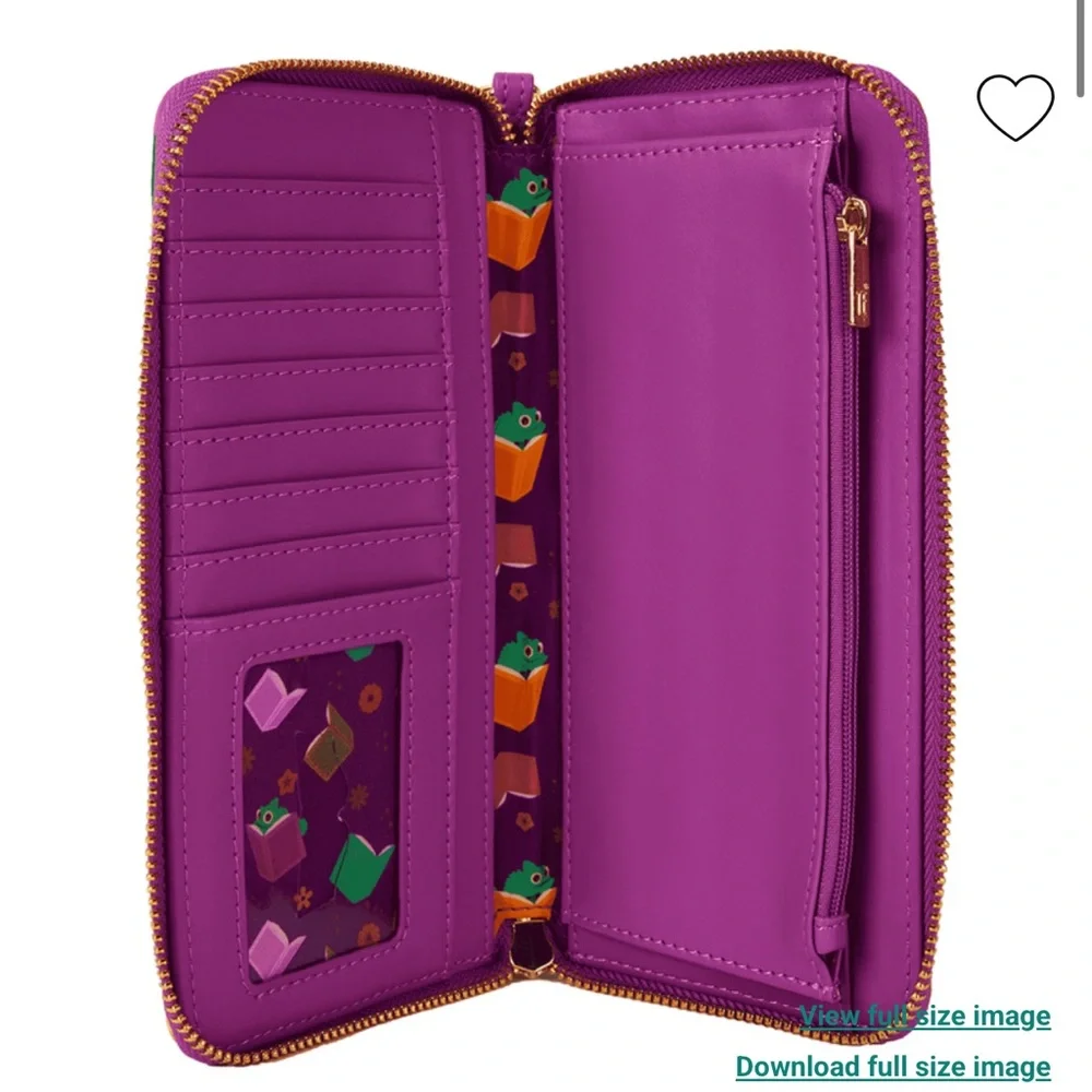 Loungefly Tangled Rapunzel Exclusive Books Mini Backpack & Wallet Set - Picture 14 of 15